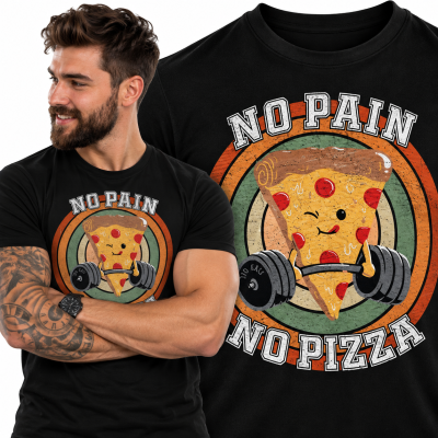 KOSZULKA NA SIŁOWNIĘ PIZZASQUAT